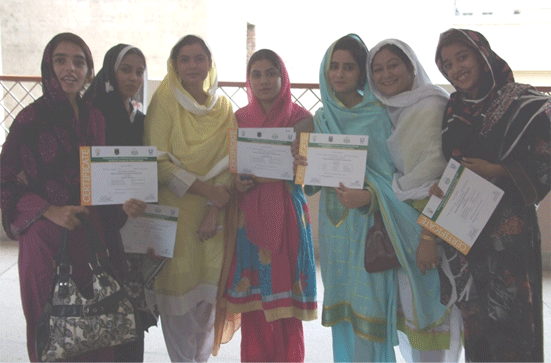 Certificate Distribution Ceremony of TEVTA Courses