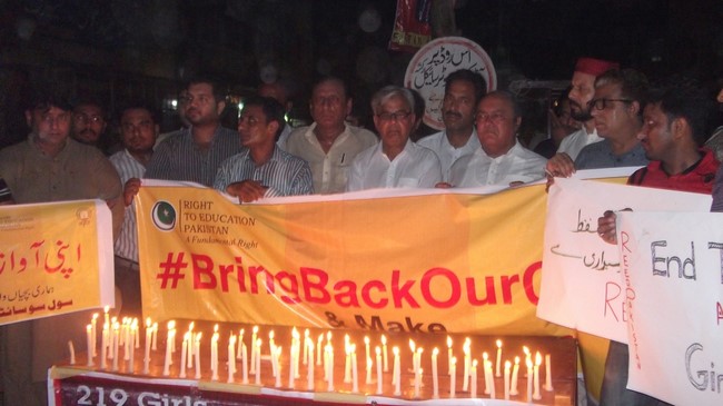219 Girls 100 Days Missing #BringBackOurGirls - Rahim Yar Khan